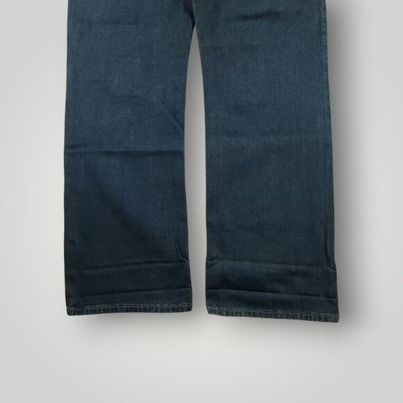 RL Polo Jeans Mens 36x32 Vtg Y2K Baggy Wide Leg Low Rise Mud Wash Ashmore Blue - Picture 8 of 8